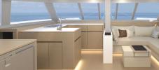 Yachtcharter nautitech46 fly 4cab kitchen