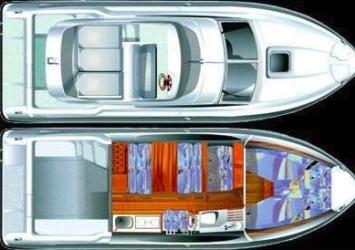 Galeon 280 Fly Grundriss