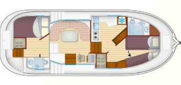 Penichette 1020 FB Grundriss