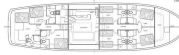 Gulet Ana Marija Grundriss