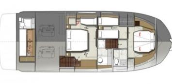 Prestige 520 Grundriss