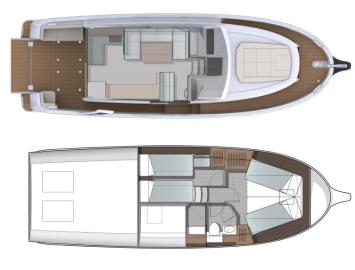 Greenline Hybrid 39 Grundriss