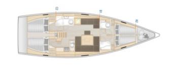 Hanse 458 Grundriss