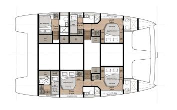 Sunreef 50 Grundriss