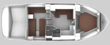 Bavaria S40 Coupe Grundriss