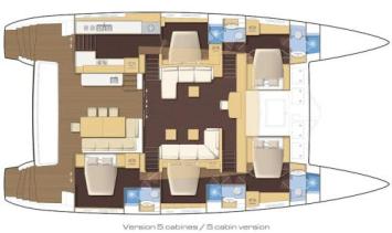 Lagoon 620 5+2cab Grundriss