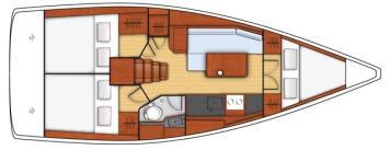Oceanis 35.1 Grundriss