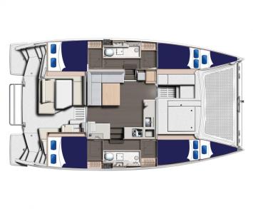 Moorings 4000 Grundriss