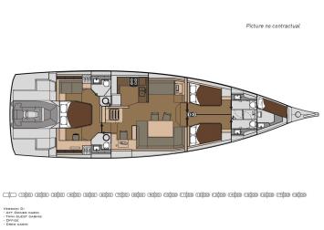 Dufour 63 Exclusive Grundriss