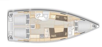 Hanse 388 Grundriss