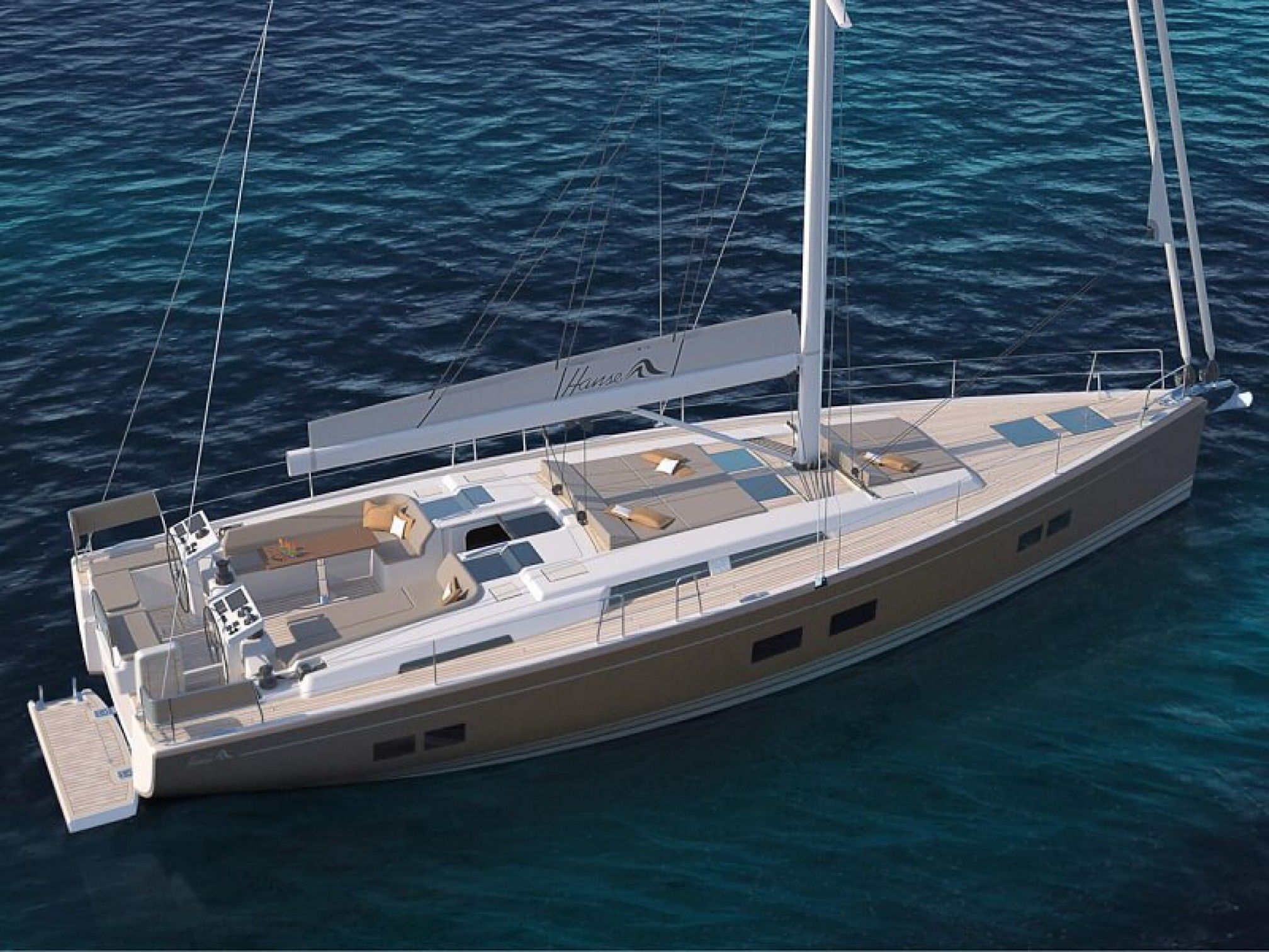 Yachtcharter Hanse 548 4cab top