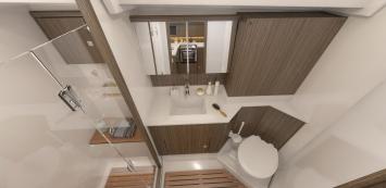 Bavaria C50 Style - 3 + 1 cab. Innenansicht