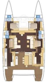 Lagoon620-layout Innenansicht