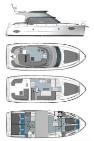 E40Fly-layout Innenansicht