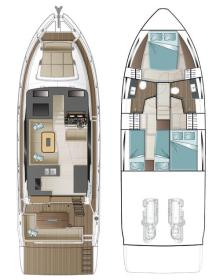 SealineF430-layout Innenansicht