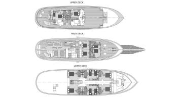 Gulet Cesarica Grundriss
