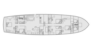 Gulet Dolce Vita Grundriss