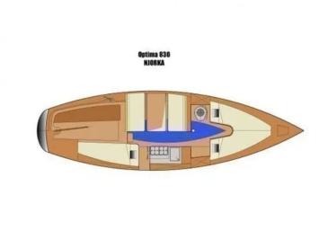 Dehler Optima 83 Grundriss