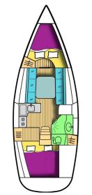 OceanisClipper323-layout Innenansicht