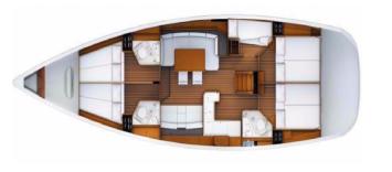 Jeanneau 53 Grundriss