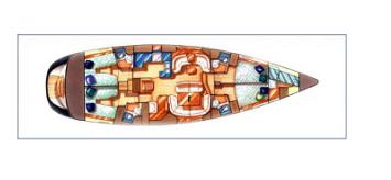 Sun Odyssey 54 DS 4+1 cab Grundriss