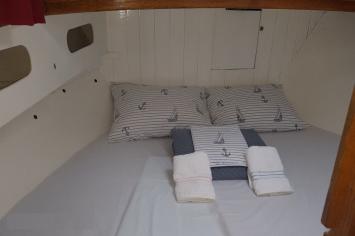 Classsic dalmatian boat Innenansicht