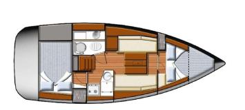 Sun Odyssey 30i Grundriss