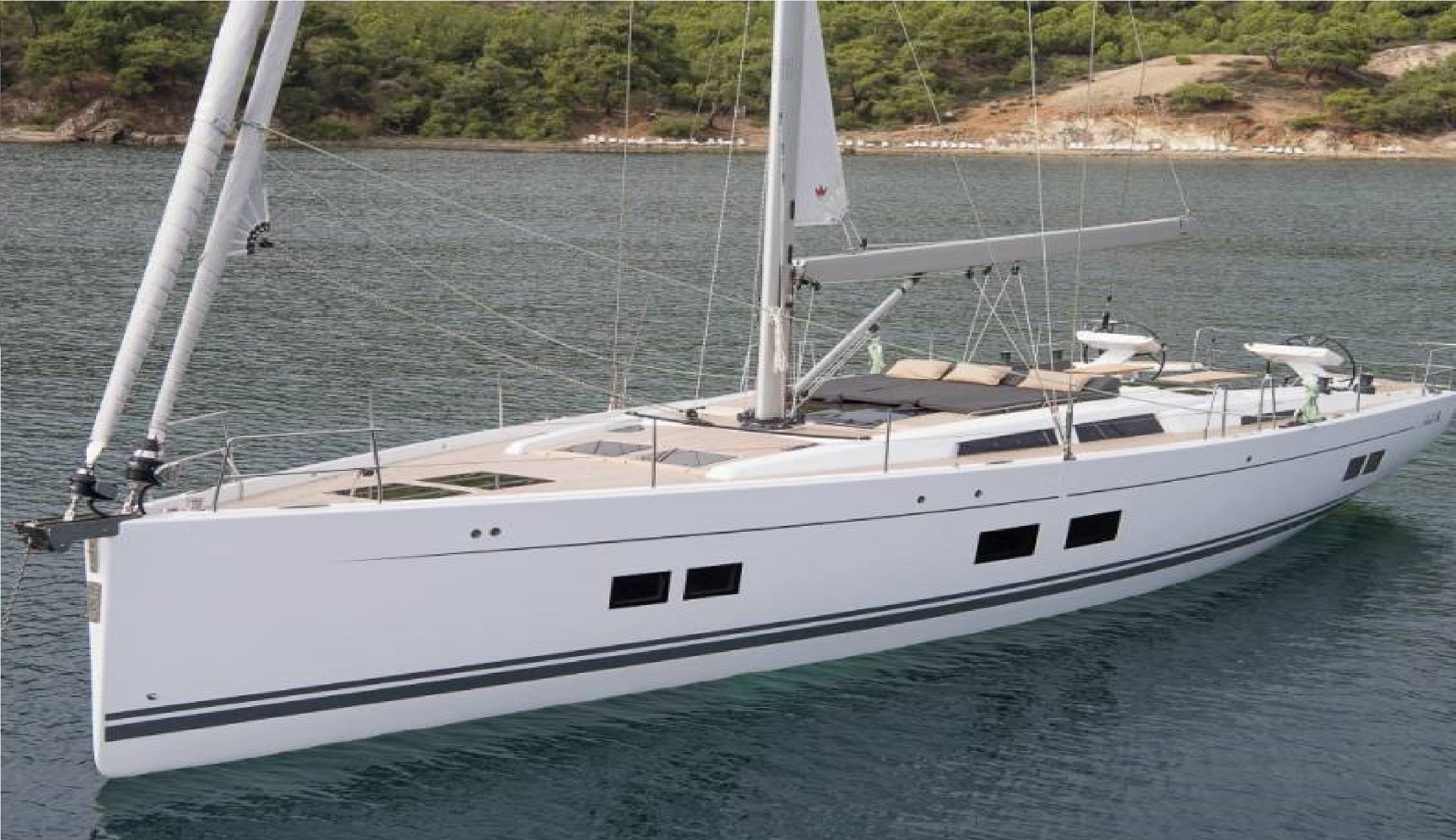 Yachtcharter Hanse 588 (5+1cab/3+1wc) Top