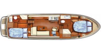 Linssen 34.9 AC Grundriss