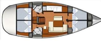 Sun Odyssey 44i Grundriss
