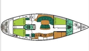 Sun Odyssey 47 Grundriss
