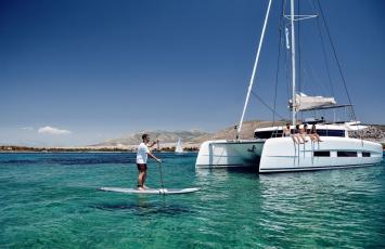 Dufour 48 Catamaran Auenansicht