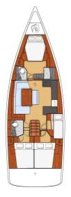 Oceanis48-4cab-layout Innenansicht