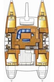 Lagoon380S2-layout Innenansicht
