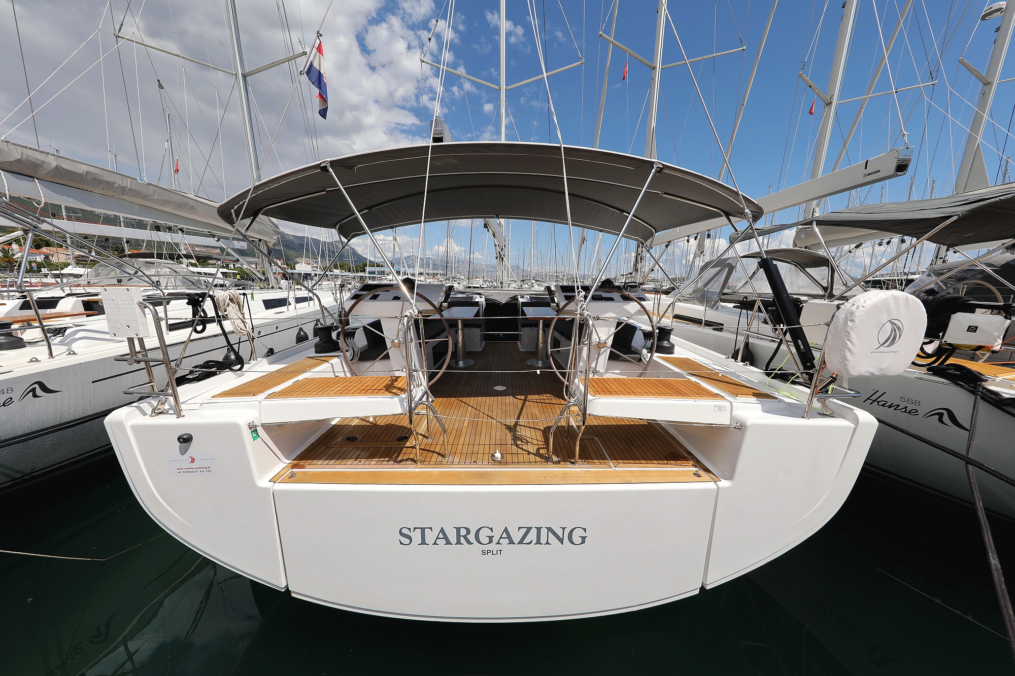 Yachtcharter Hanse548 Stargazing