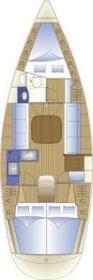Bavaria36Cruiser-layout Innenansicht