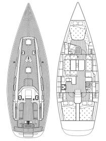 GrandSoleil45-layout Innenansicht