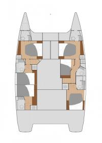 FountainePajotSaba50-6cab-layout Innenansicht