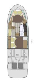 Marex360CabrioletCruiser-layout Innenansicht