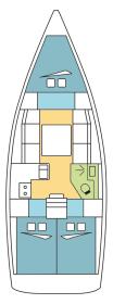 Dufour360Liberty-layout Innenansicht