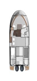 MerryFisher895SportOffshore-layout Innenansicht
