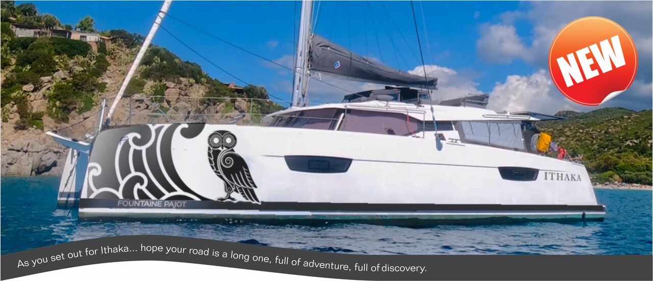 Yachtcharter FountainePajotTanna47Maestro 3cab Ithaka