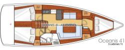 Yachtcharter 4558881310404646_oceanis41 layout