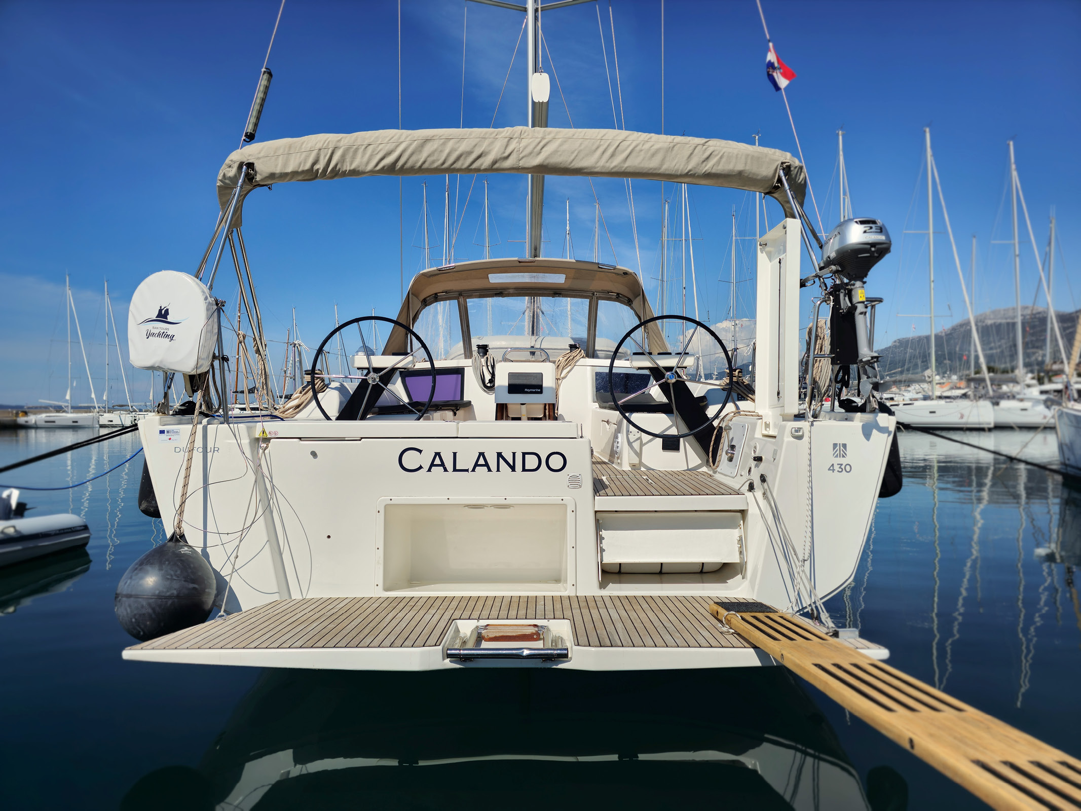 Yachtcharter Dufour430GrandLarge Calando