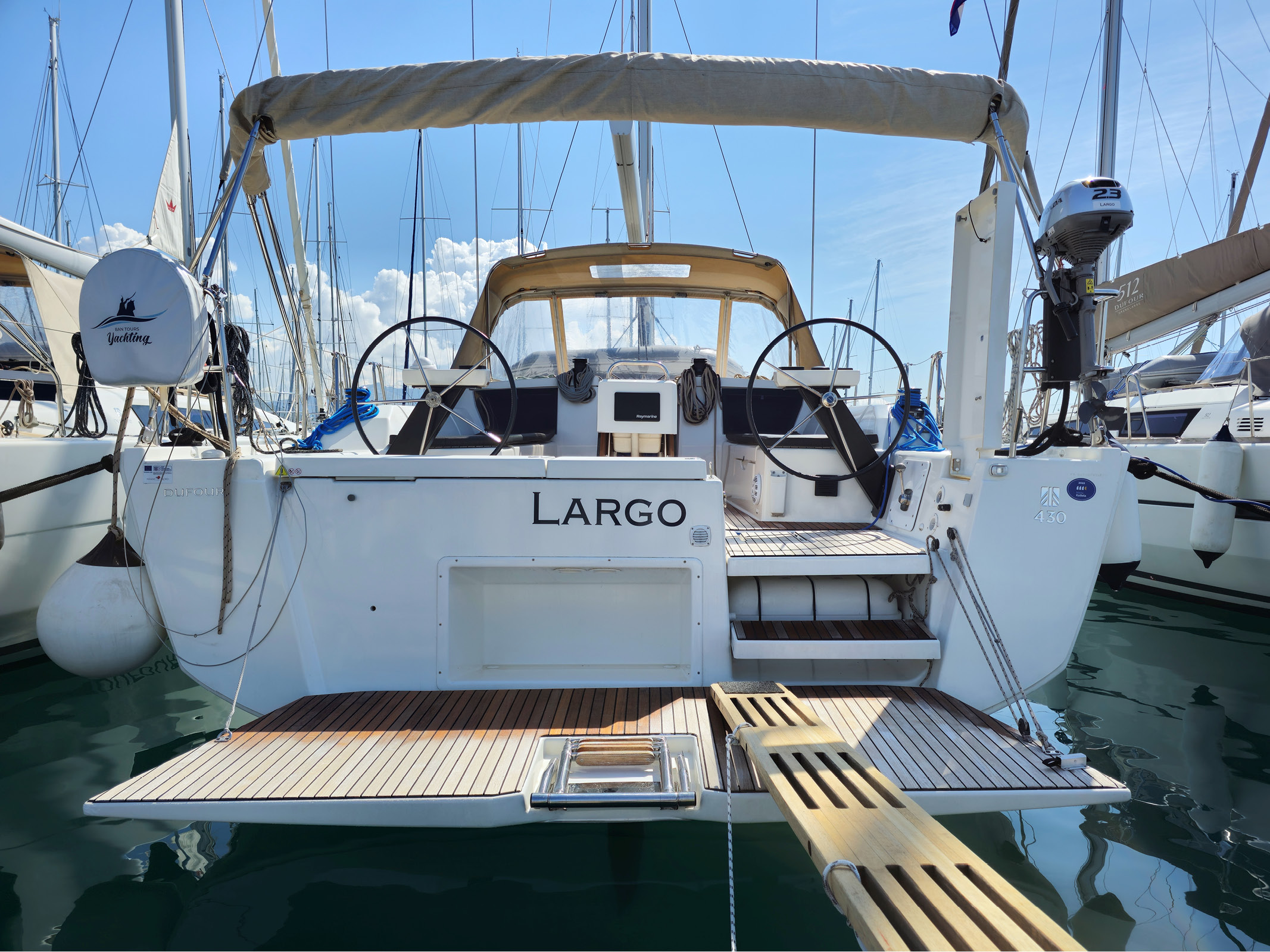 Yachtcharter Dufour430GrandLarge Largo