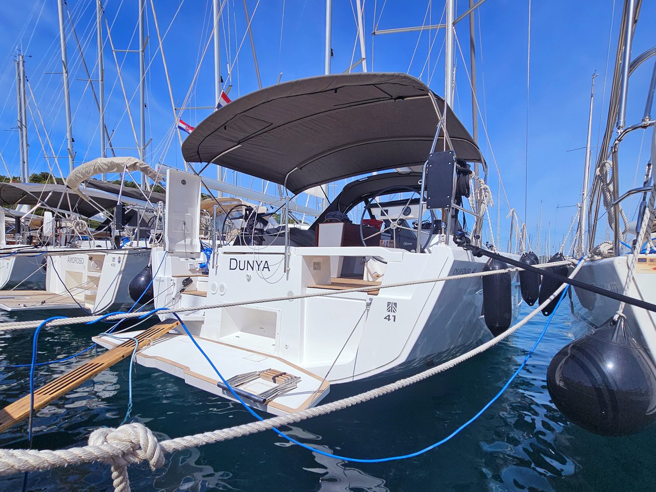 Yachtcharter Dufour41 Dunya