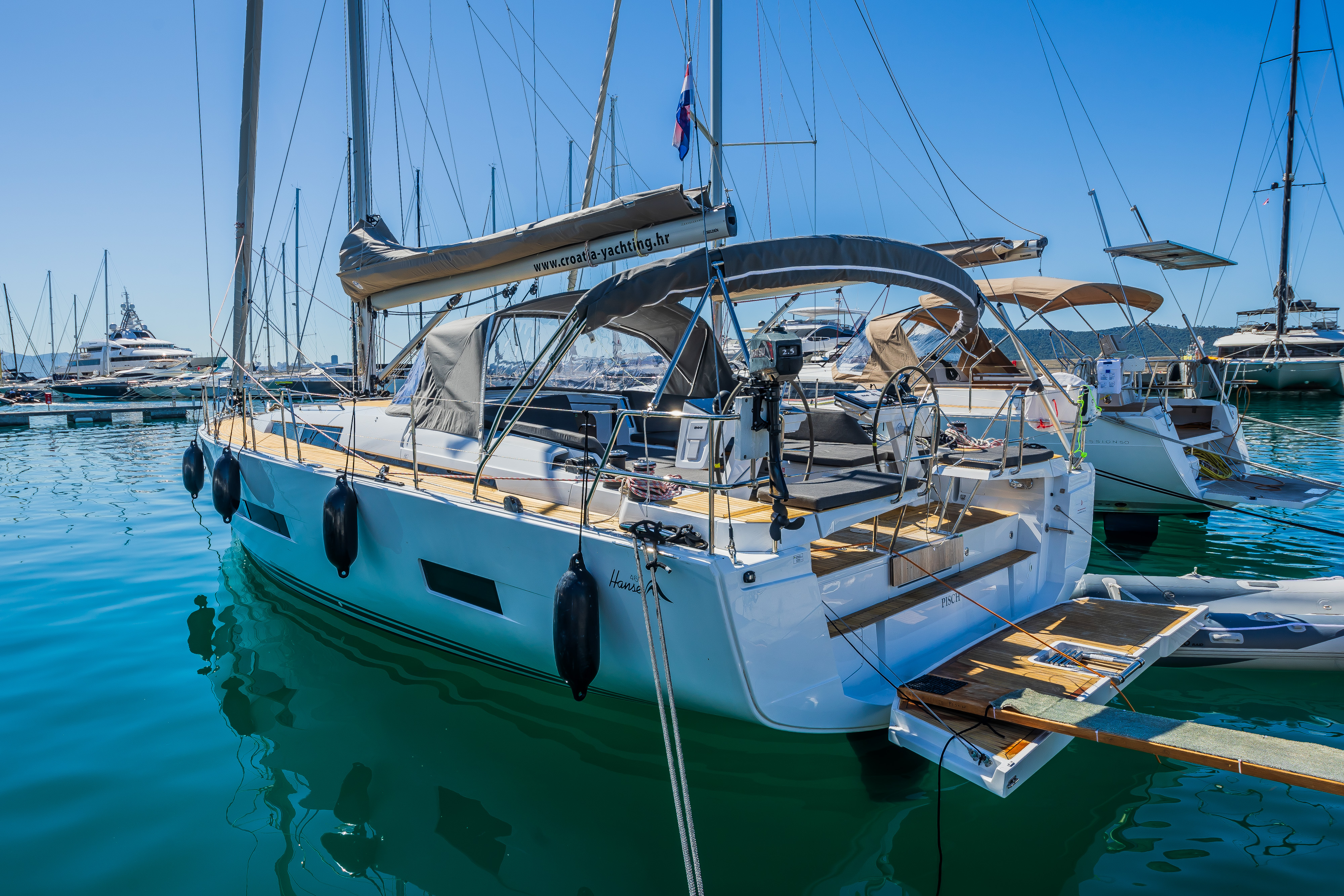 Yachtcharter Hanse460 3cab Pisch