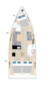 Hanse360-layout Innenansicht