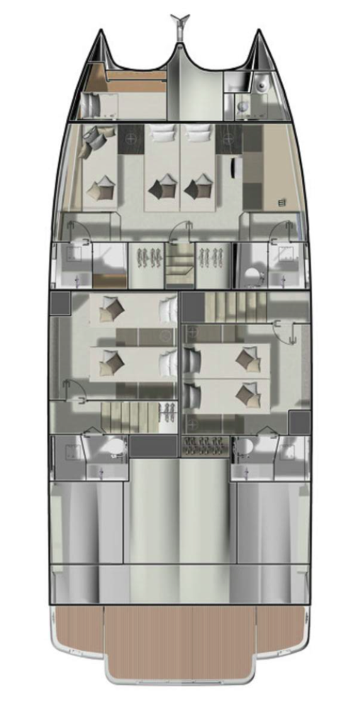 Yachtcharter PrestigeM48 31cab Dolce far niente 30