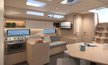 Dufour44-3cab-6 Innenansicht